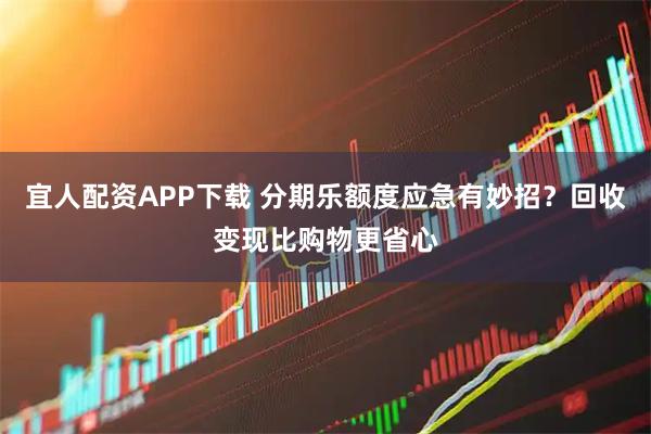 宜人配资APP下载 分期乐额度应急有妙招？回收变现比购物更省心