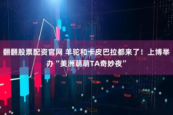 翻翻股票配资官网 羊驼和卡皮巴拉都来了！上博举办“美洲萌萌TA奇妙夜”